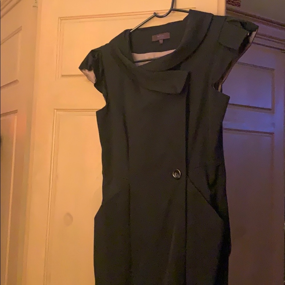London designer black with taupe silk liner